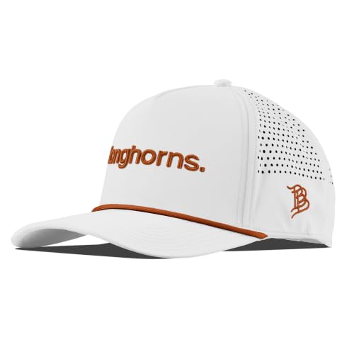 Branded Bills Texas Longhorns. Statement 5 Panel Hats for Men White