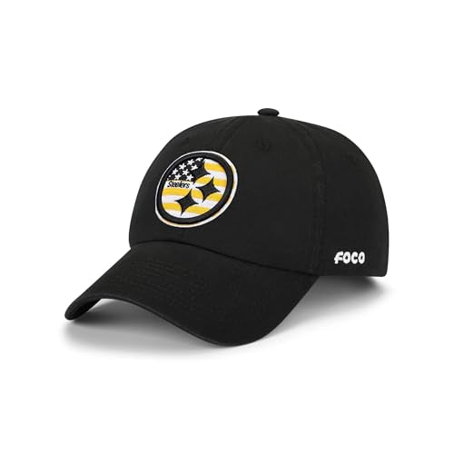 FOCO Pittsburgh Steelers NFL Americana Primary Logo Casual Cap Team Color