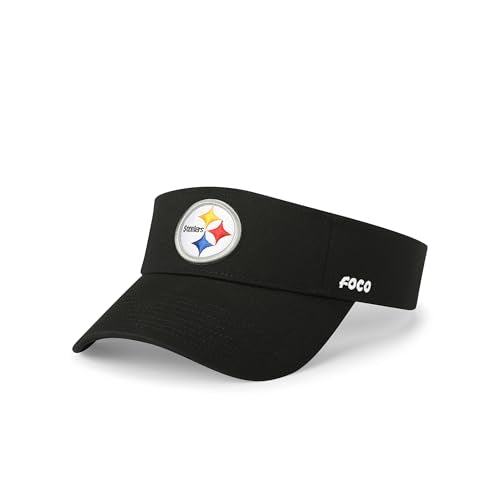 FOCO Pittsburgh Steelers NFL Primary Logo Visor - Black