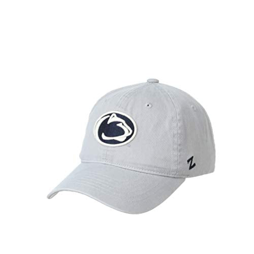 NCAA Penn State Nittany Lions Mens Adjustable Scholarship Hat Secondary Color, Penn State Nittany Lions Gray, Adjustable