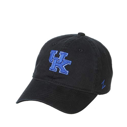 NCAA Kentucky Wildcats Mens Adjustable Scholarship Hat Black, Kentucky Wildcats Black, Adjustable