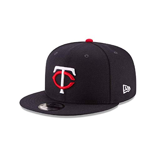 New Era Minnesota Twins MLB Basic Snapback Original Team Color Adjustable 950 Cap Navy Blue