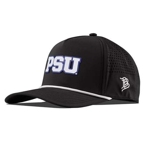 Branded Bills Officially Licensed x Penn State Nittany Lions Black 5-Panel Penn State Block PVC