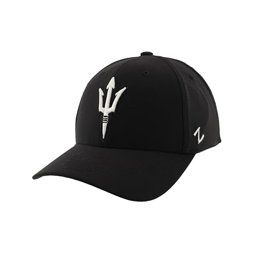 Arizona State Sun Devils NCAA Officially Licensed Hat Fitted Hype Black, Large