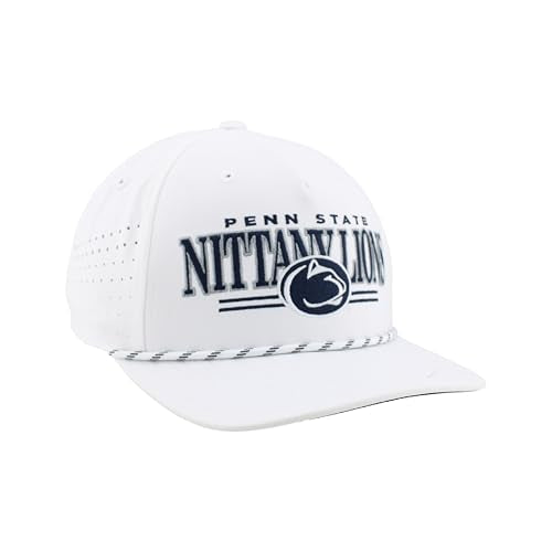 Penn State Nittany Lions NCAA Officially Licensed Rope Hat Snapback Performance Regalia White