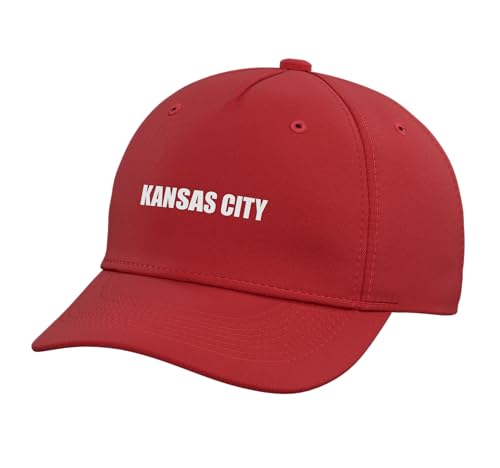 Kansas City Adjustable Printed Baseball Hat, Red