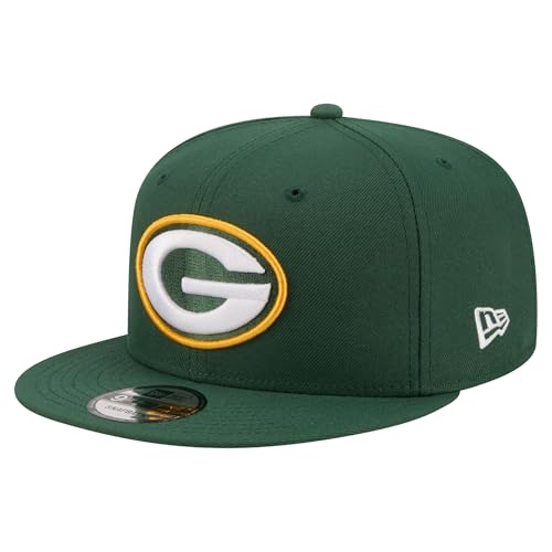 New Era Men's Green Green Bay Packers 9FIFTY Snapback Hat