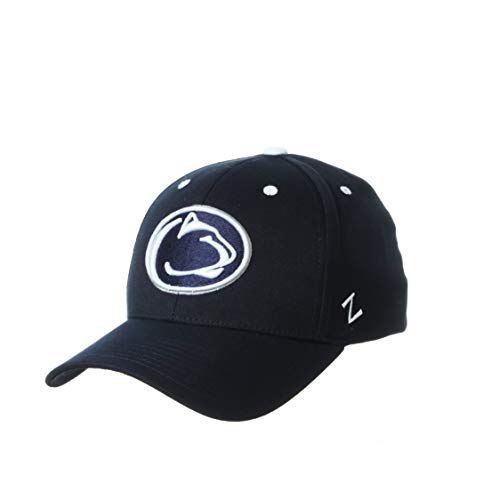 NCAA Penn State Nittany Lions Mens Stretch Fitted Hat Team Color, Penn State Nittany Lions Navy, Large