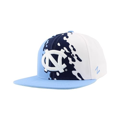 North Carolina Tar Heels NCAA Officially Licensed Hat Flat Snapback Z11 Retro Paintbrush