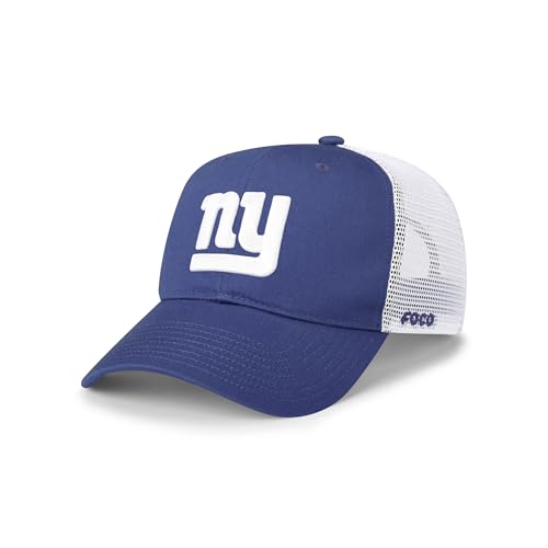 FOCO New York Giants NFL Primary Logo Trucker RF Cap - Royal