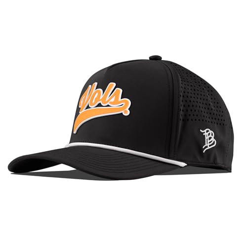 Branded Bills Officially Licensed x Tennessee Volunteers Black 5-Panel Tennessee Vols Script PVC