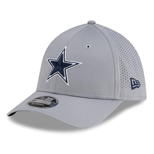 New Era Men's Gray Dallas Cowboys 39THIRTY M-Crown Stretch Hat