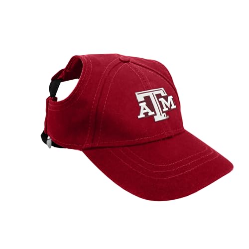 Littlearth Texas A&M Aggies NCAA Pet Baseball Hat,Small