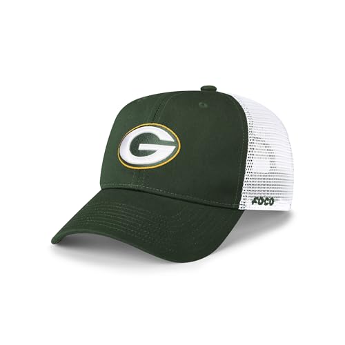 FOCO Green Bay Packers NFL Primary Logo Trucker RF Cap - Forrest