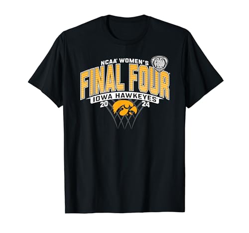 Iowa Hawkeyes Final Four 2024 Women's Basketball Net T-Shirt