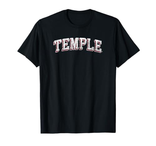 Temple Owls Retro Arch Logo Officially Licensed T-Shirt