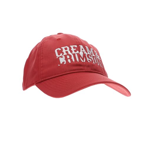 adidas Mens Indiana Hoosiers Slouch Adjustable Cap - Red - Size OSFM