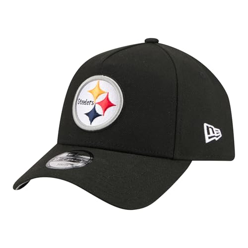 New Era Youth Black Pittsburgh Steelers 9FORTY A-Frame Adjustable Hat