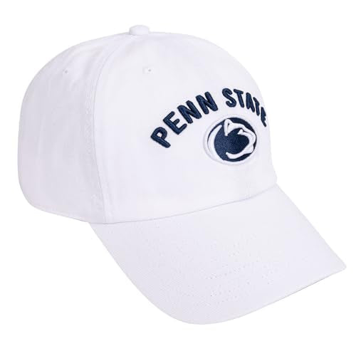 Desert Cactus Penn State PSU Embroidered Baseball Hat (J1) White