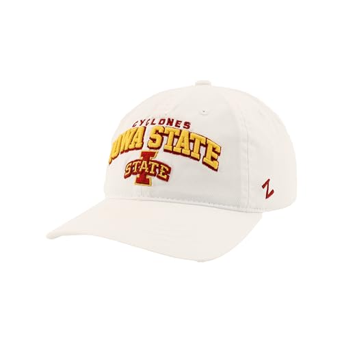Zephyr Standard NCAA Officially Licensed Hat Scholarship Classic White, One Size