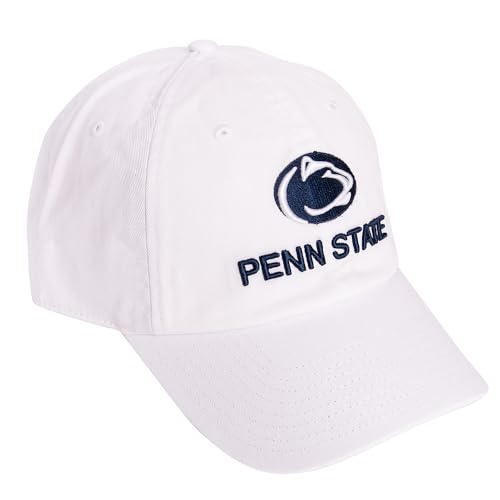Desert Cactus Penn State University Baseball Hat Pennsylvania PSU Nittany Lions Brimmed Embroidered Hats Cap Adjustable Cloth Strap Adult (Style G1)