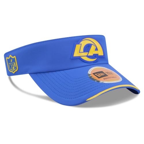 New Era Men's Royal Los Angeles Rams 2026 Sideline Adjustable Visor