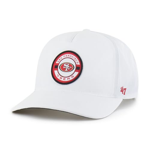 47 Men's White San Francisco 49ers Strand Adjustable Hitch Hat