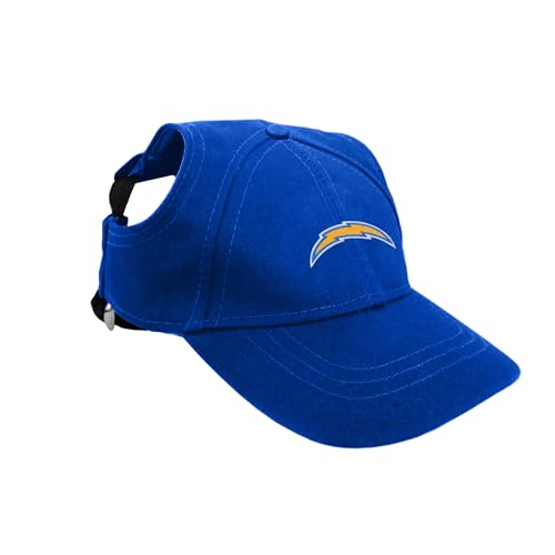 Littlearth NFL Los Angeles Chargers Pet Baseball Hat, Team Color, Medium