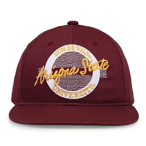 The Game NCAA Arizona State Sun Devils Retro Circle Design Hat, Adjustable, One Size