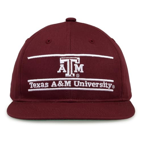 The Game NCAA Texas A&M Aggies, Unisex Retro Bar Design Hat, Adjustable, One Size