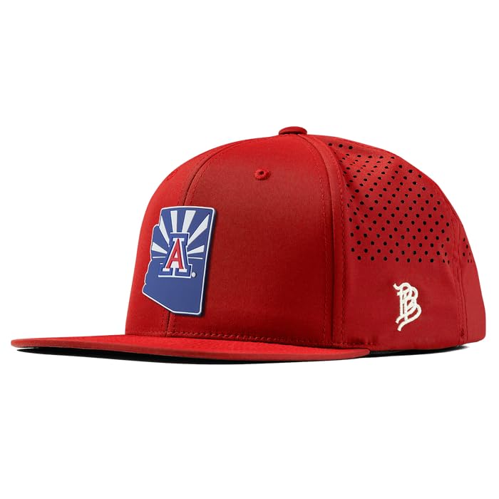 Branded Bills Officially Licensed x Arizona Wildcats Red Flat Performance The Tucson PVC