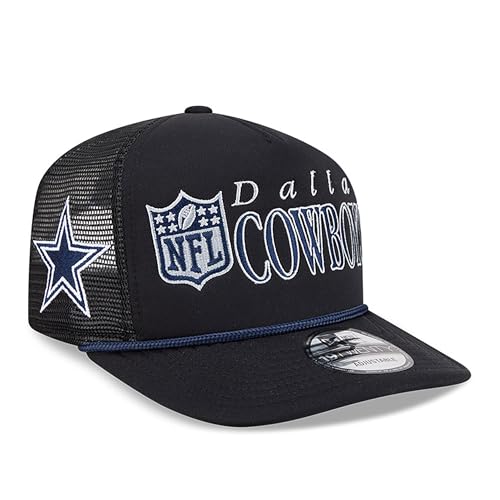 New Era Men's Black Dallas Cowboys Throwback Foam 19TWENTY Adjustable Hat