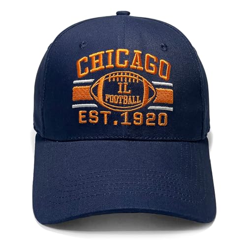 Classic Embroidered Hat for Men Women Unisex Baseball Cap Fans Apparel Gifts Adjustable Snap Back Breathable,Navy Blue