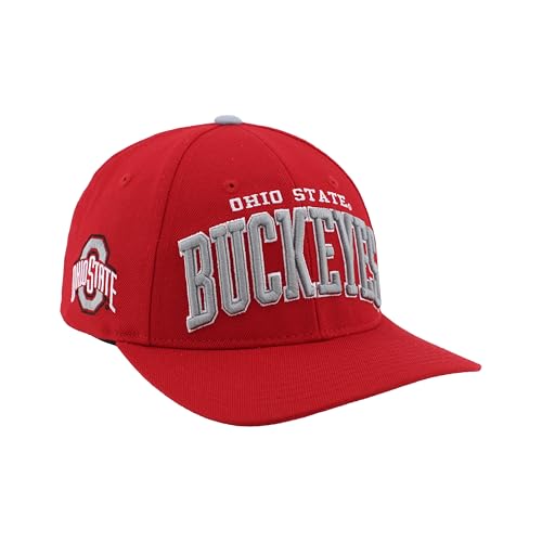 Ohio State Buckeyes NCAA Officially Licensed Adjustable Snapback Hat Contender Superstar Team Color