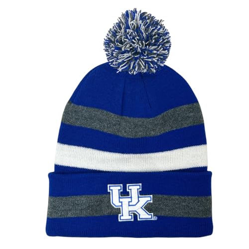 LogoFit Winter Hat for Men and Women - Knit Pom Beanie (Kentucky)