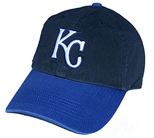 VF Kansas City Royals Slouch Style Fitted Hat Cap - Black (Kansas City Royals, Small)