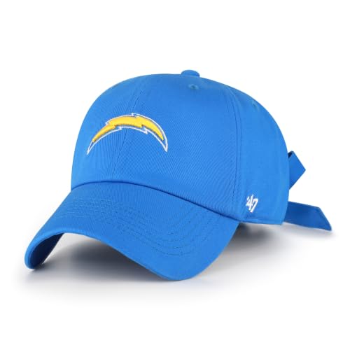 47 Women's Powder Blue Los Angeles Chargers Bow Back Clean Up Adjustable Hat