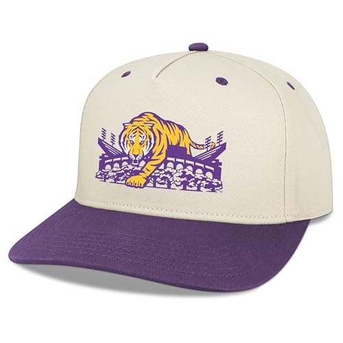 Legacy NCAA Officially Licensed Baseball Hat, LSU Tigers Team Color