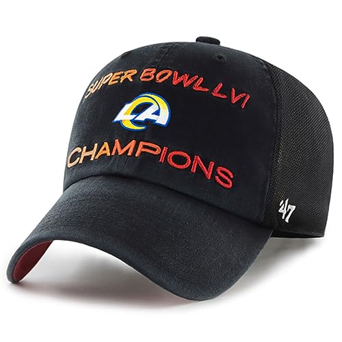 LOS ANGELES RAMS FSB SB CHAMPS SCENE 47 CLEAN UP OSF / BLACK / A