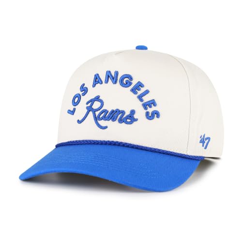 47 Women's Natural Los Angeles Rams Rope Script Hitch Adjustable Hat