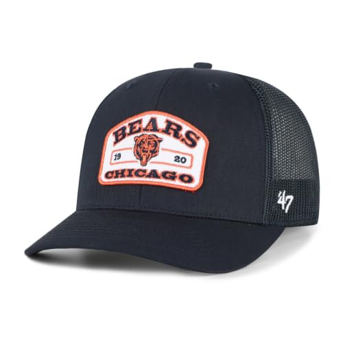 47 Men's Navy Chicago Bears Roadway Adjustable Trucker Hat