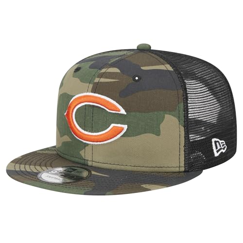 New Era Men's Camo Chicago Bears Main Trucker 9FIFTY Snapback Hat