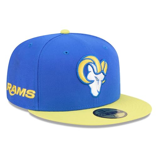New Era Men's Royal/Gold Los Angeles Rams 59FIFTY Fitted Hat