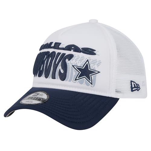 New Era Preschool White Dallas Cowboys Team Printed A Frame 9FORTY Adjustable Hat