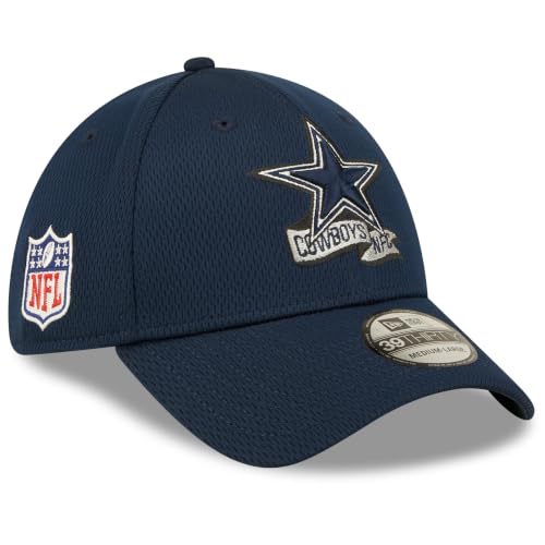 New Era Men's Navy Dallas Cowboys 2022 Sideline 39THIRTY Coaches Flex Hat
