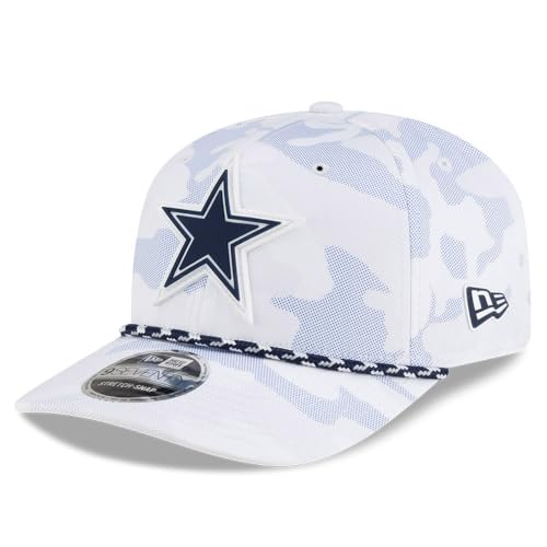 New Era Men's White Dallas Cowboys Camo Rope 9SEVENTY Adjustable Hat