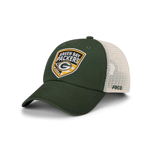 FOCO Green Bay Packers NFL Americana Patch Casual Trucker Cap Multicolor