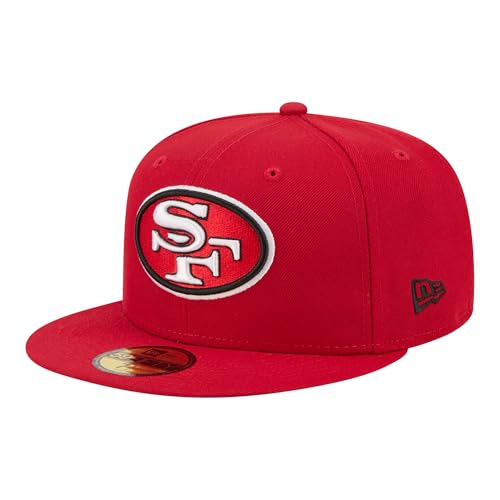 New Era Men's Scarlet San Francisco 49ers 59FIFTY Fitted Hat