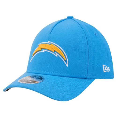 New Era Men's Powder Blue Los Angeles Chargers 39THIRTY M-Crown A-Frame Stretch Hat