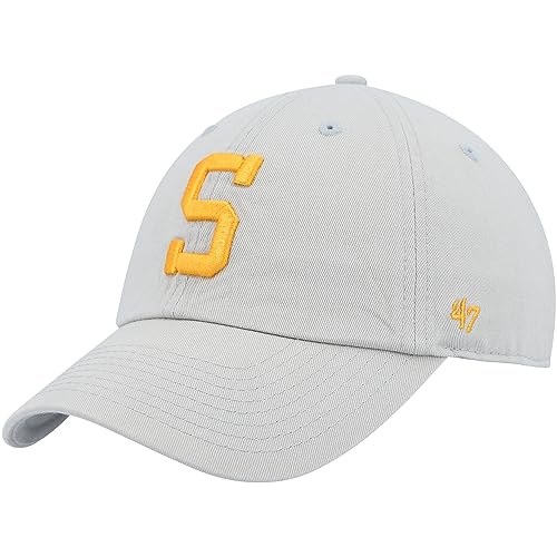 47 Men's Gray Pittsburgh Steelers Clean Up Legacy Adjustable Hat